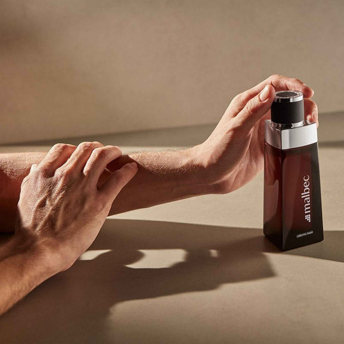 Eau de Toilette Malbec O Boticário – mise en scène