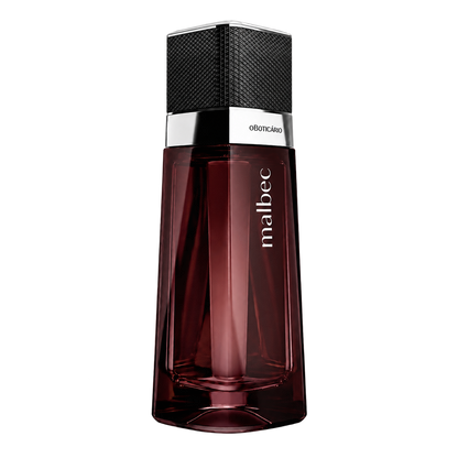 Eau de toilette Malbec 100 ml O Boticário – flacon sur fond transparent