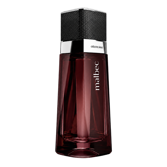 Eau de toilette Malbec 100 ml O Boticário – flacon sur fond transparent