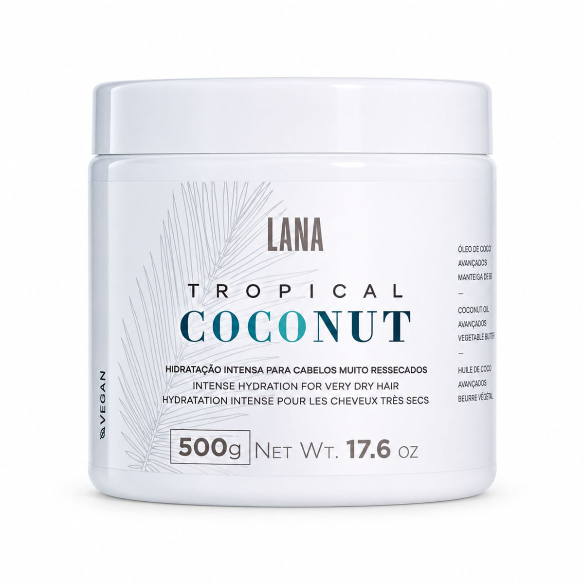 Masque Tropical Coconut 500 g — Lana Brasiles