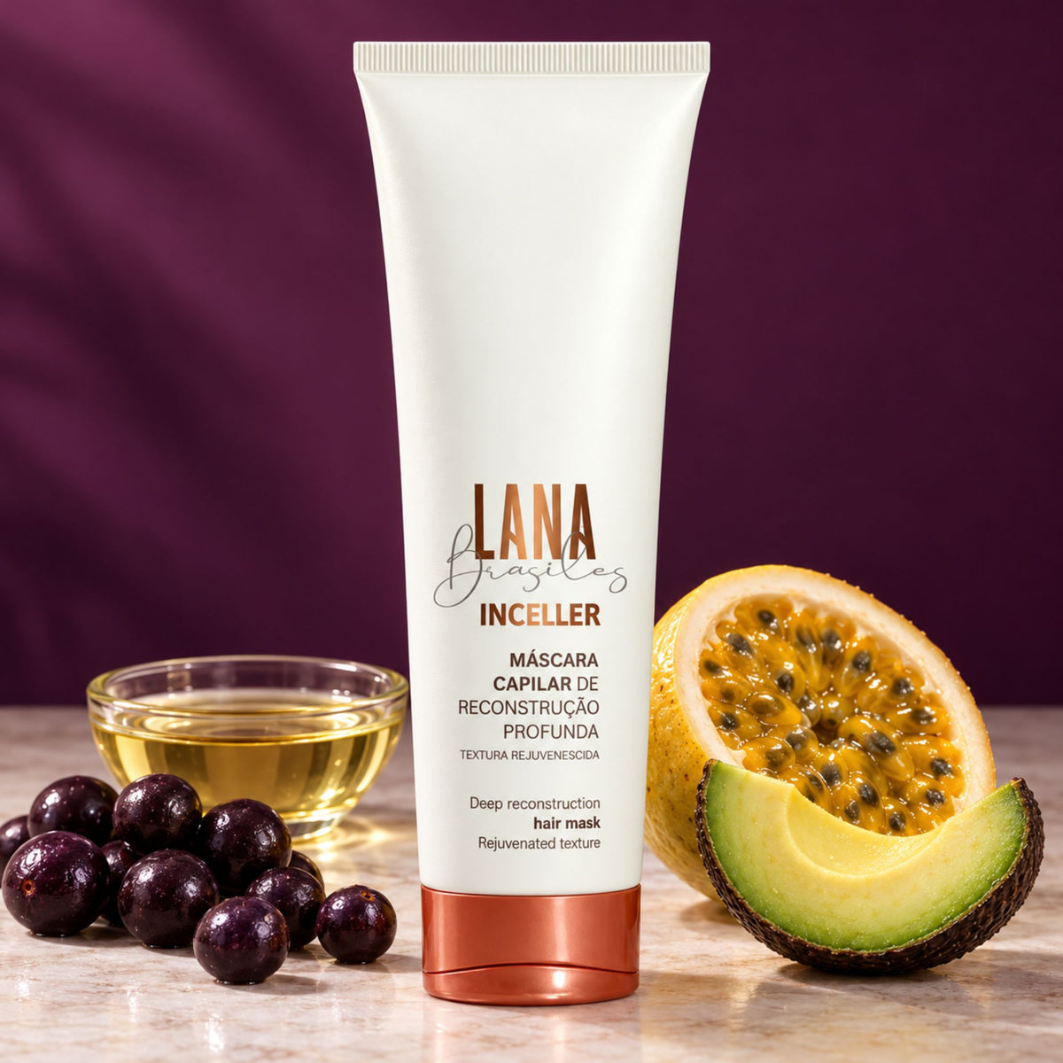 Maschera Inceller 250 ml – Lana Brasiles - Ricostruttiva