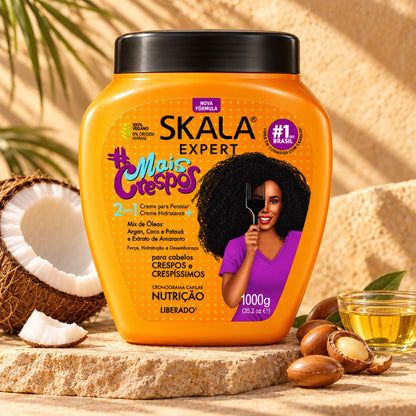 Masque 2-en-1 Skala #Mais Crespos 1 kg – Cheveux crépus