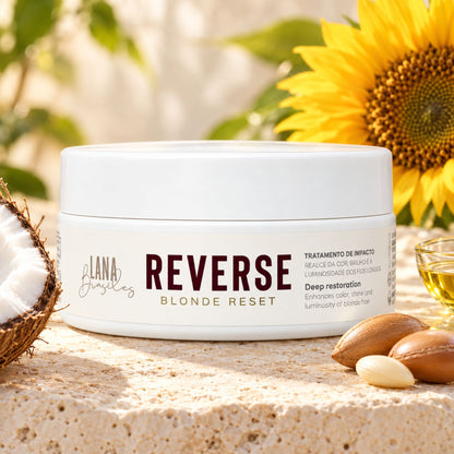 Blond Reverse Anti-Gelb-Maske 200 g – Lana Brasiles
