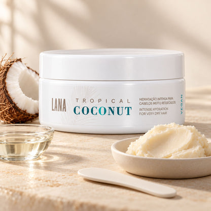 Tropical Coconut Moisturising Mask – Lana Brasiles