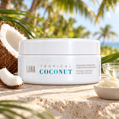 Tropical Coconut Moisturising Mask – Lana Brasiles