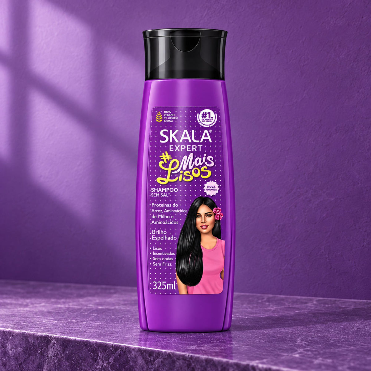 Skala Smoothing Shampoo Mais Lisos 325 ml – anti-frizz