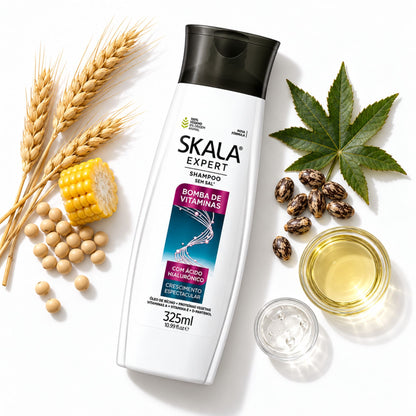 Shampoing Skala Bomba de Vitaminas 325 ml – Hydratation et force