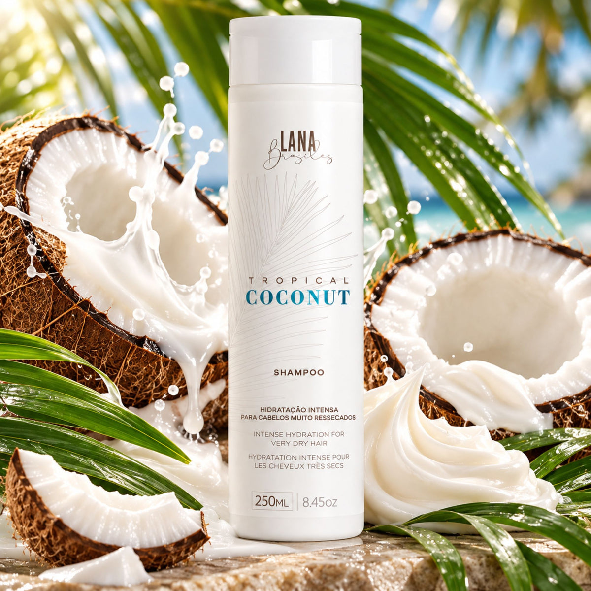 Tropical Coconut Shampoo 250ml – Lana Brasiles