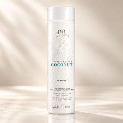 Tropical Coconut Shampoo 250ml – Lana Brasiles