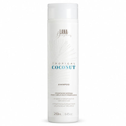 Tropical Coconut Shampoo 250ml – Lana Brasiles