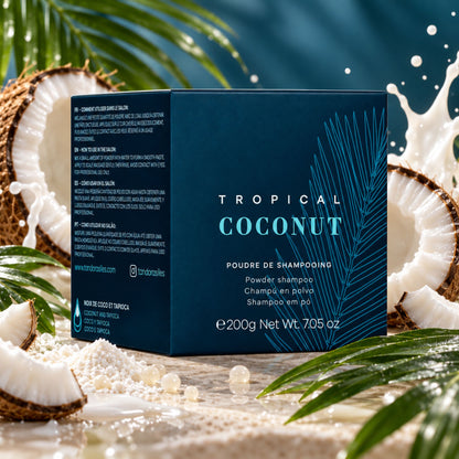 Shampooing en Poudre Tropical Coconut 200 g – Lana Brasiles