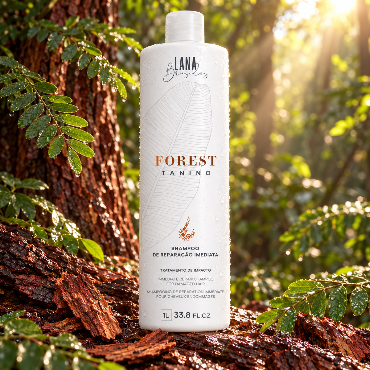 Shampooing Clarifiant Forest Tanino – Lana Brasiles — photographie d’ambiance 1