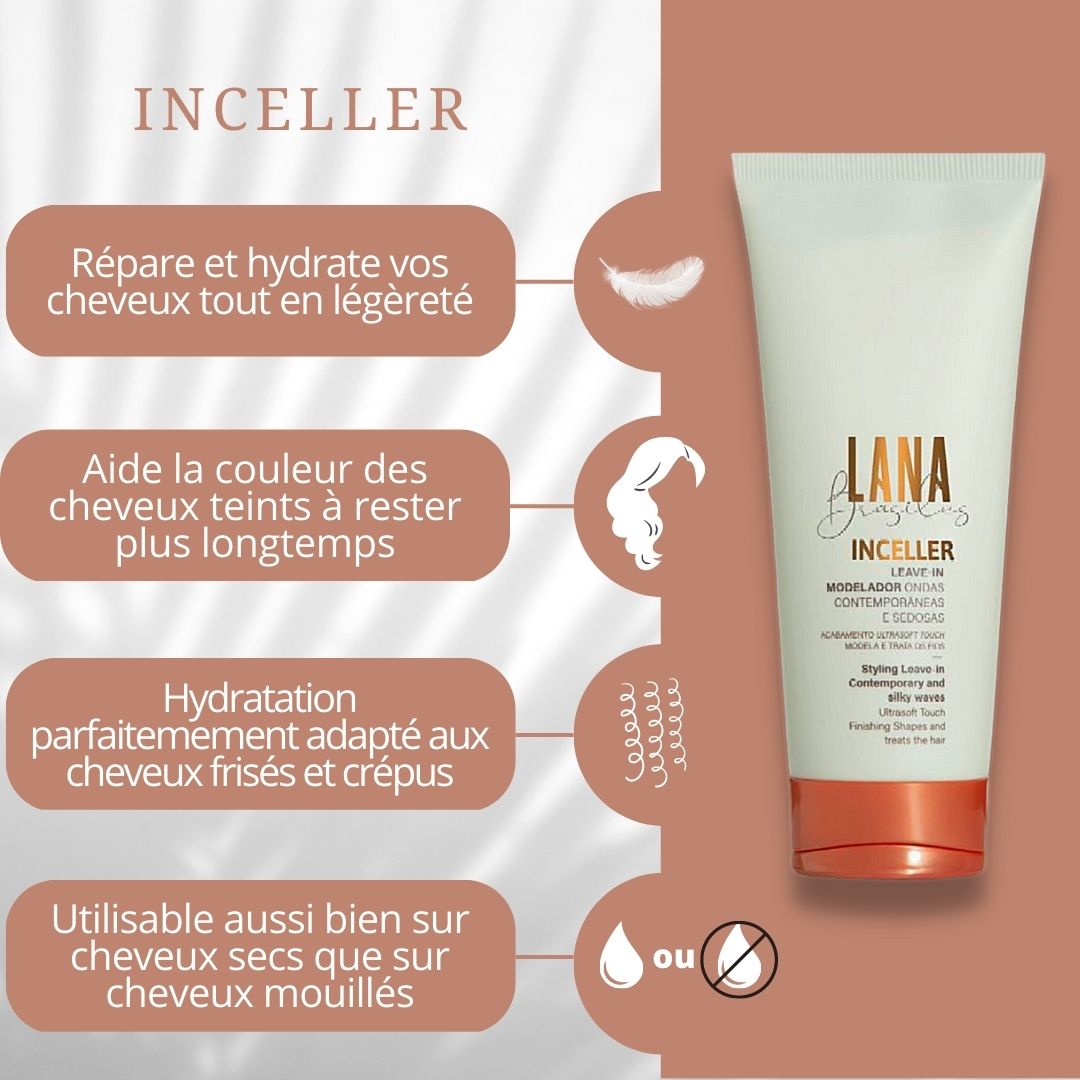 Kit Inceller Shampooing et après-shampooing + Leave-In Inceller