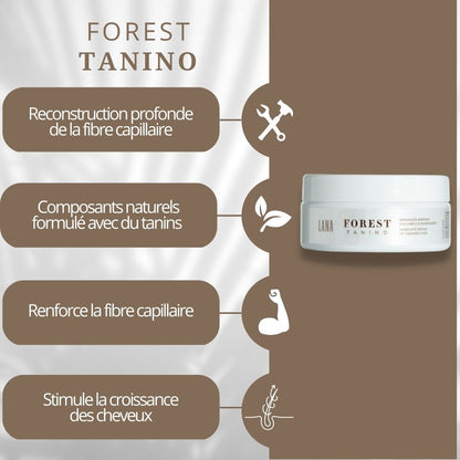 Shampooing et après-shampooing Inceller + Masque Réparateur Forest Tanino