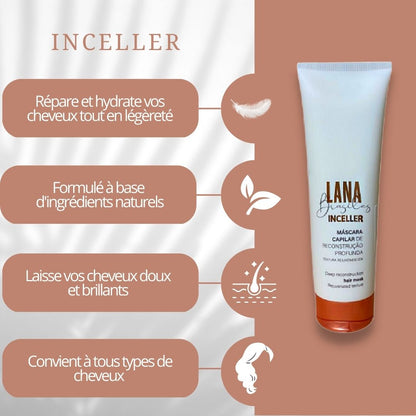 KIT Inceller Masque reconstructeur + Leave-In + Huile de finition