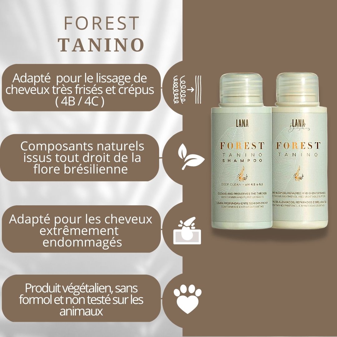 Kit Lissage organique Forest Tanino 100ml