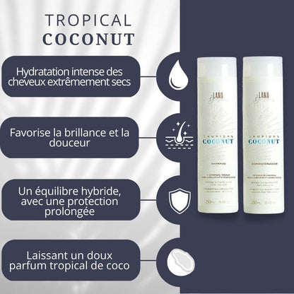 Shampooing et Après-shampooing Tropical Coconut – 250ml